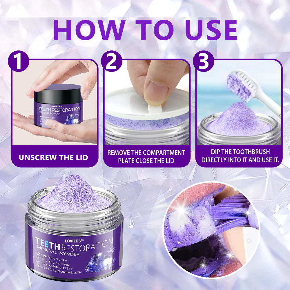 LOVILDS™ TeethRestoration Mineral Powder💎(ADA recommended)